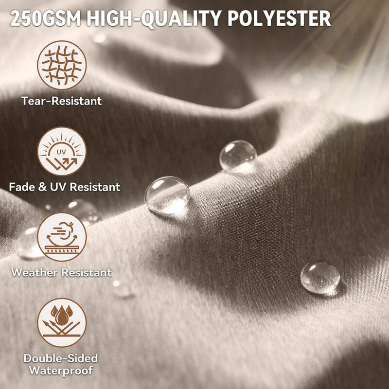 Gymojoy 72x22x3.5 Inch Outdoor Chaise Lounge Cushion, Waterproof Patio & Pool Chair Cushion with Removable Cover