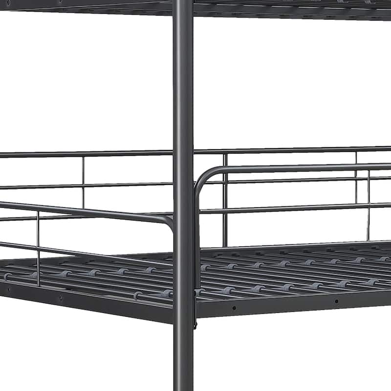 Metal Furniture Triple Bunk Bed with Ladder