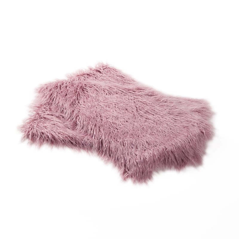 Karenne FauxFur Throw Pillow Covers (Set of 2), NO INSERT