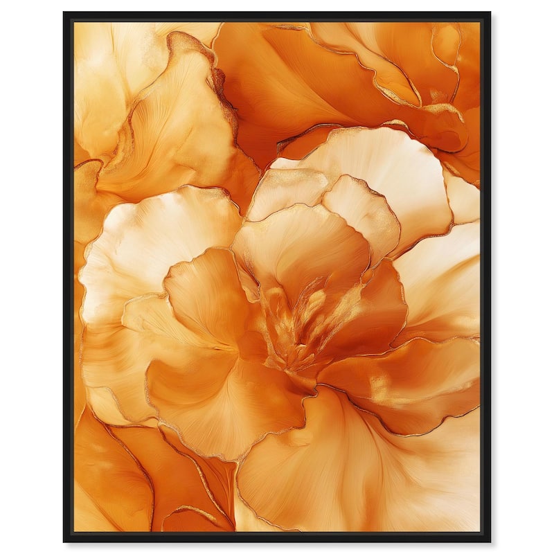 Sunlit Bloom I Canvas by Art Remedy - Black - 20" x 24"