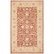SAFAVIEH Handmade Antiquity Izora Traditional Oriental Wool Rug - 4' x 6' - Rust