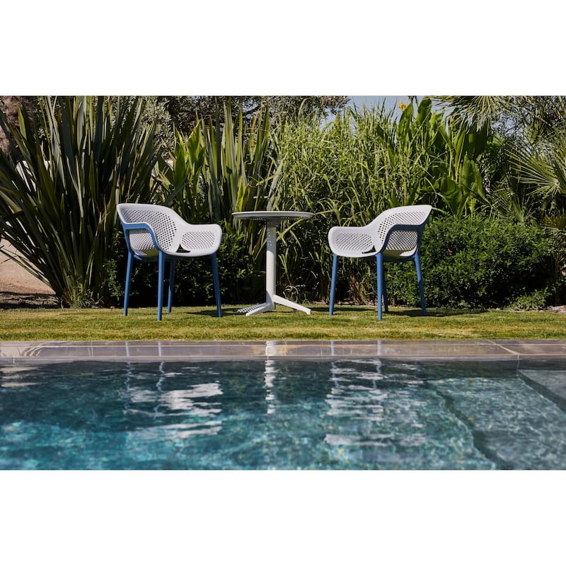 Omax Decor Atra Patio Dining Side Chair (Set of 2) - N/A