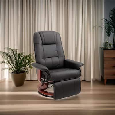Faux Leather Manual Recliner