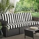 preview thumbnail 42 of 49, Sorra Home Sunbrella Outdoor Deep Seating Sofa Pillow and Cushion Set