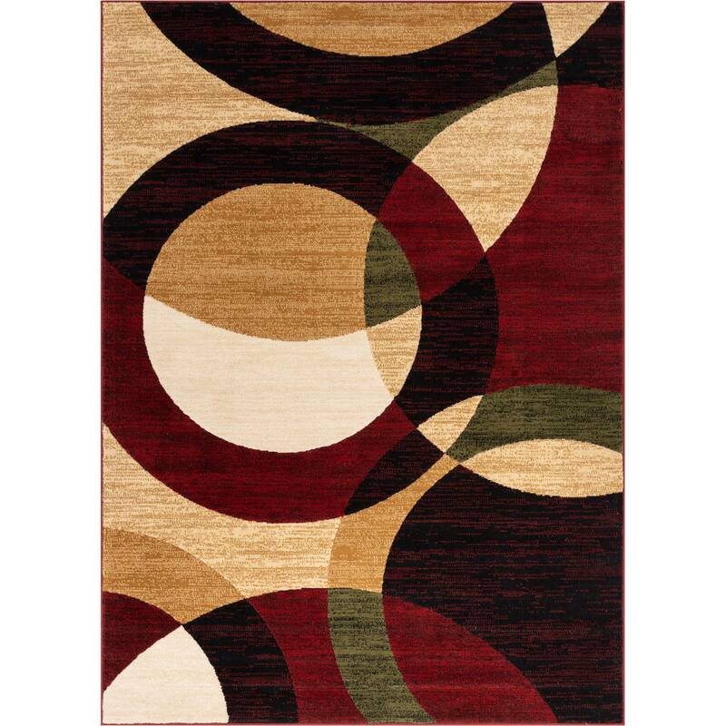Well Woven Dulcet Bingo Modern Geometric Circles Area Rug