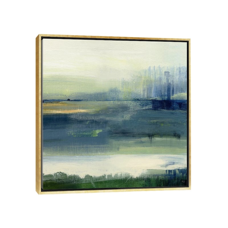 iCanvas "Glistening Meadow Detail II" by Susan Jill Framed Canvas Print - Gold - 18x18