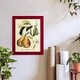 preview thumbnail 71 of 138, Printed Tuscan Fruits IV -Framed Print w/glass-Cherry Red