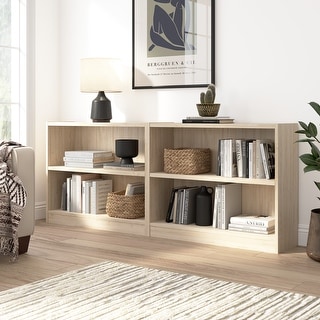 Universal Small 2 Shelf Bookcase Storage - Set of 2 by Bush Furniture.