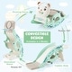 preview thumbnail 14 of 18, Gymax 4-in-1 Kids Slide Rocking Toy Slide Rocking Horse w/Basketball