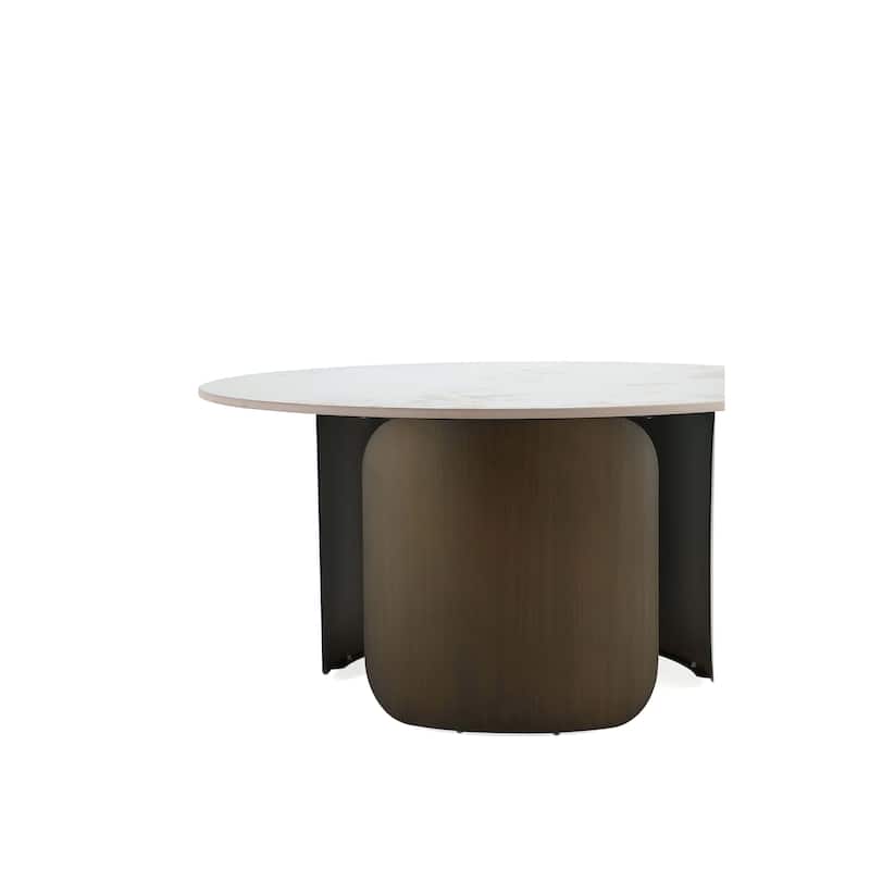 Manhattan Comfort Monica 2-Piece Modern Table Set