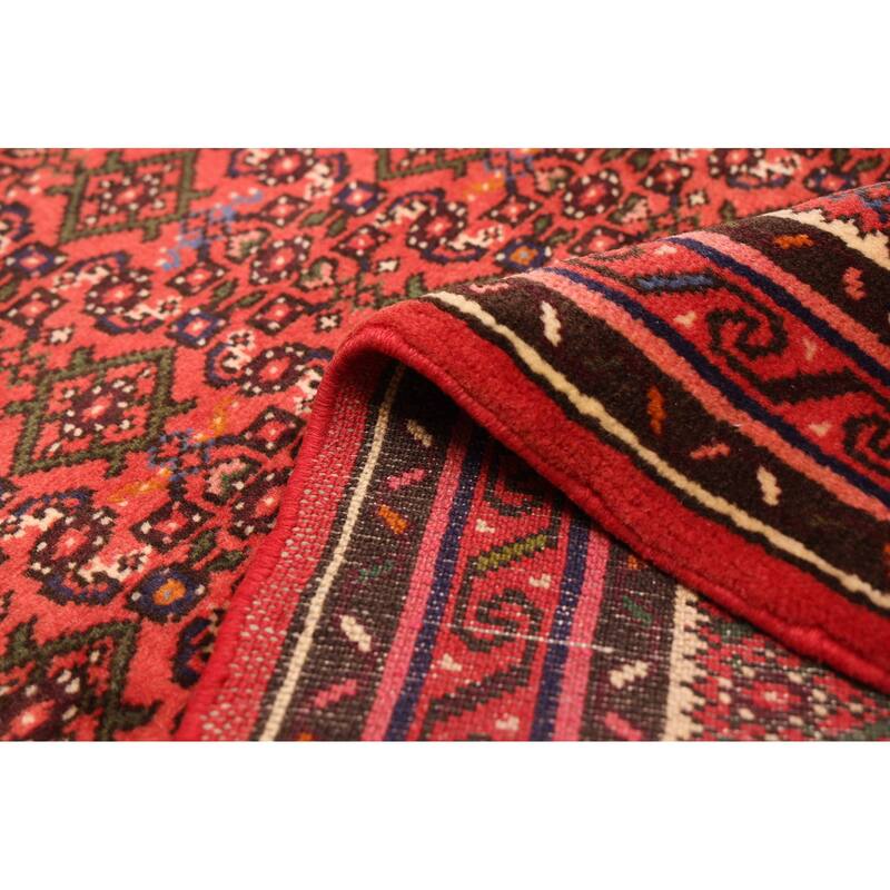 ECARPETGALLERY Hand-knotted Andelz Red Wool Rug - 2'9 x 9'6