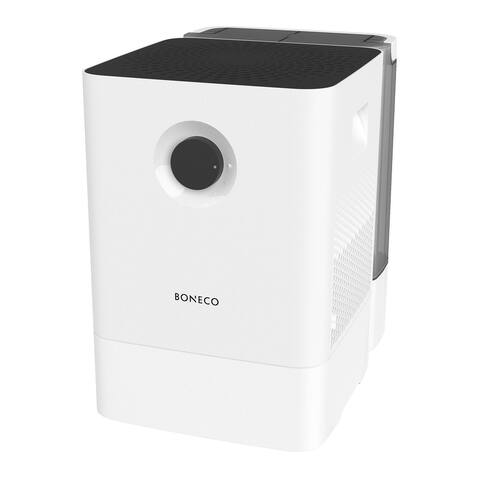 BONECO W300 2 In 1 Whisper Quiet Humidifier Air Washer with Auto Shut Off, White - 15.7 x 11 x 16.2 inches
