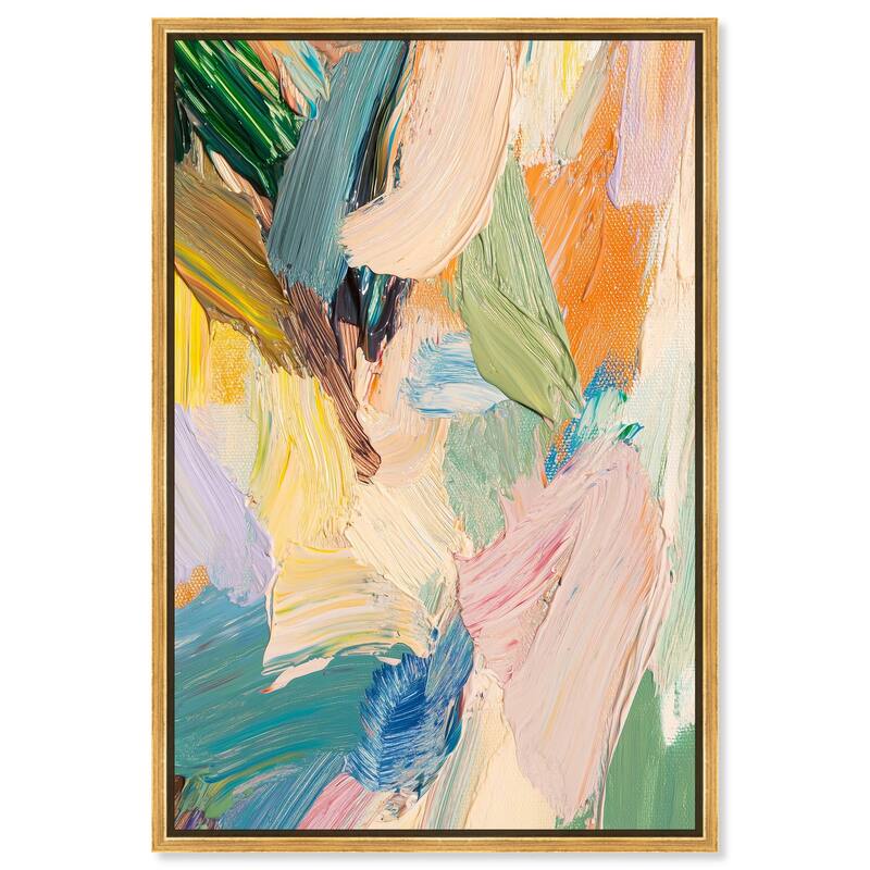 Chromatic Surge I Canvas by Art Remedy - Gold - 30" x 45"