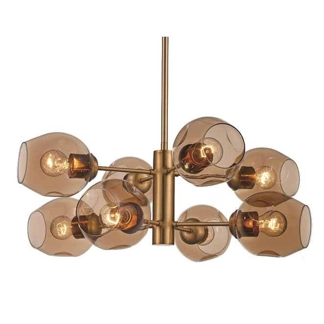 Trans Globe Lighting PND-2125 Clusters 8 Light 26" Wide Pendant - Antique Gold