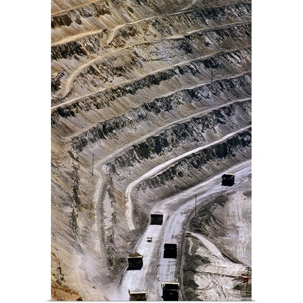 "Bingham Canyon Mine near Salt Lake City" Poster Print