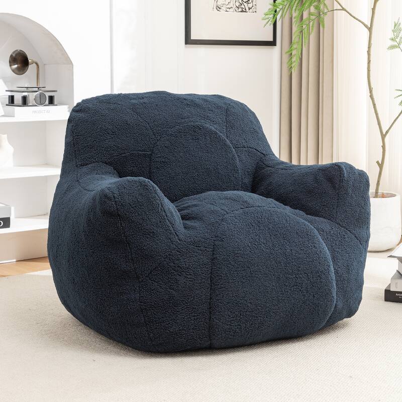 Bean Bag Chair Soft Fluffy Lazy Sofa with Memory Foam