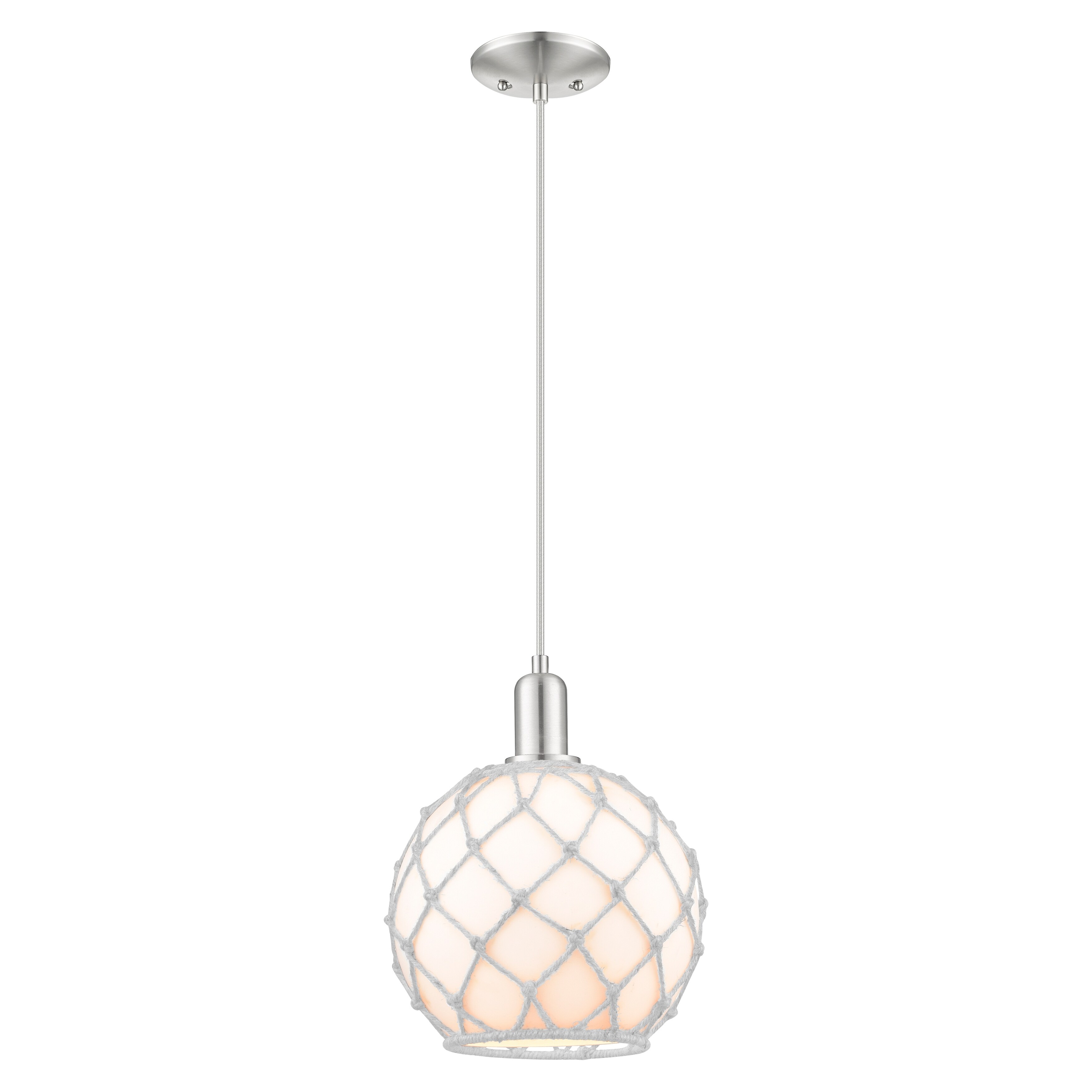 Innovations Lighting Endless Possibilities Arcadia - Farmhouse Rope - 1 Light 10" Cord Hung Mini Pendant