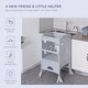 preview thumbnail 19 of 25, Qaba Kids Step Stool Folding Design, Bed Step Stool - 22" L x 22" W x 36.5" H