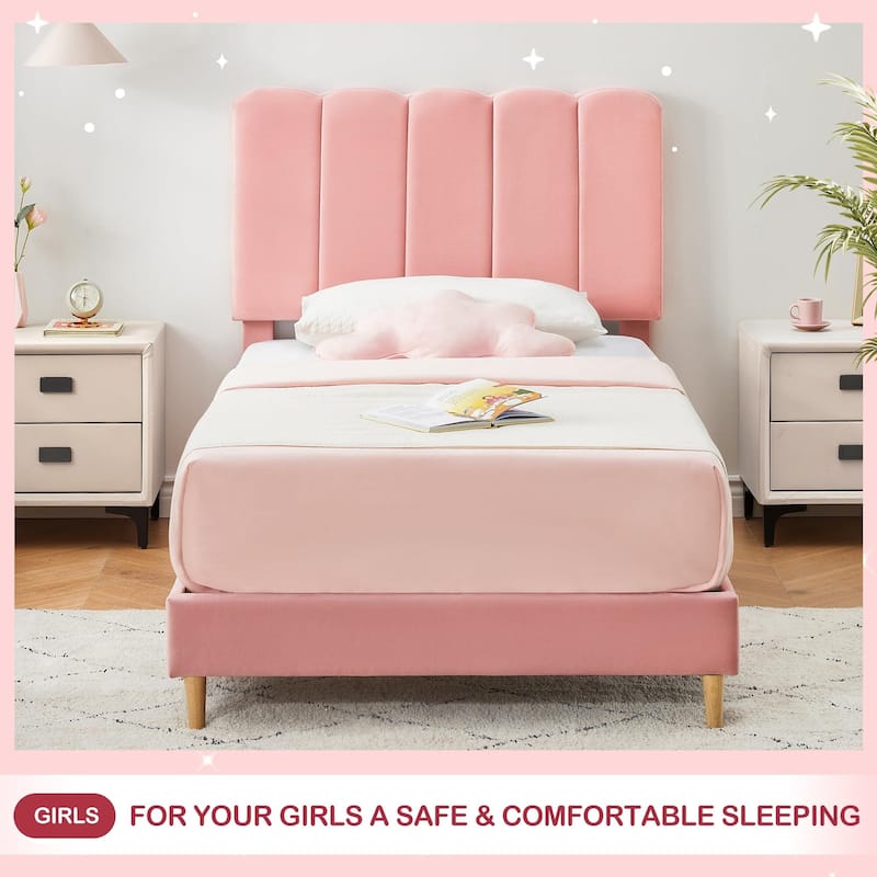 Upholstered Platform Bed Frame