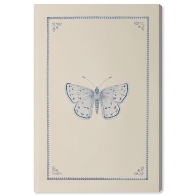 Blue Butterfly II Canvas by Art Remedy, Gallery Wrapped