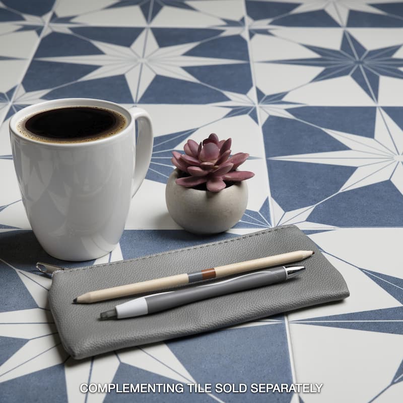 Merola Tile Stella Day 9-3/4" x 9-3/4" Porcelain Floor and Wall Tile