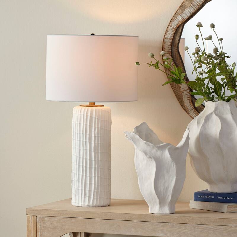 Alden Decor Farias Polyresin Table Lamp