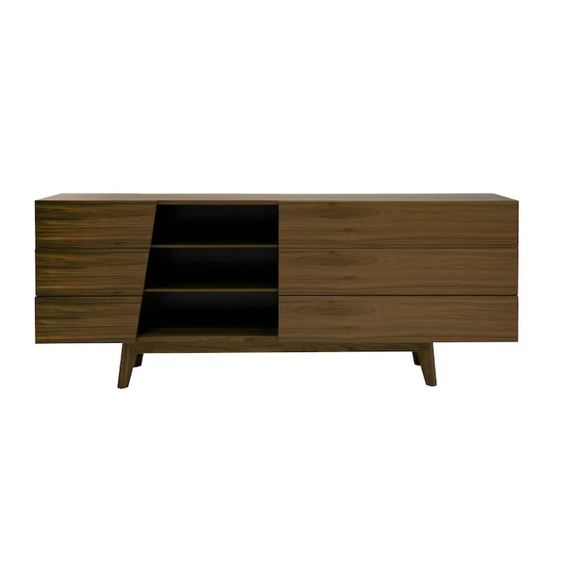 Modrest Abelard Mid-century Walnut Dresser