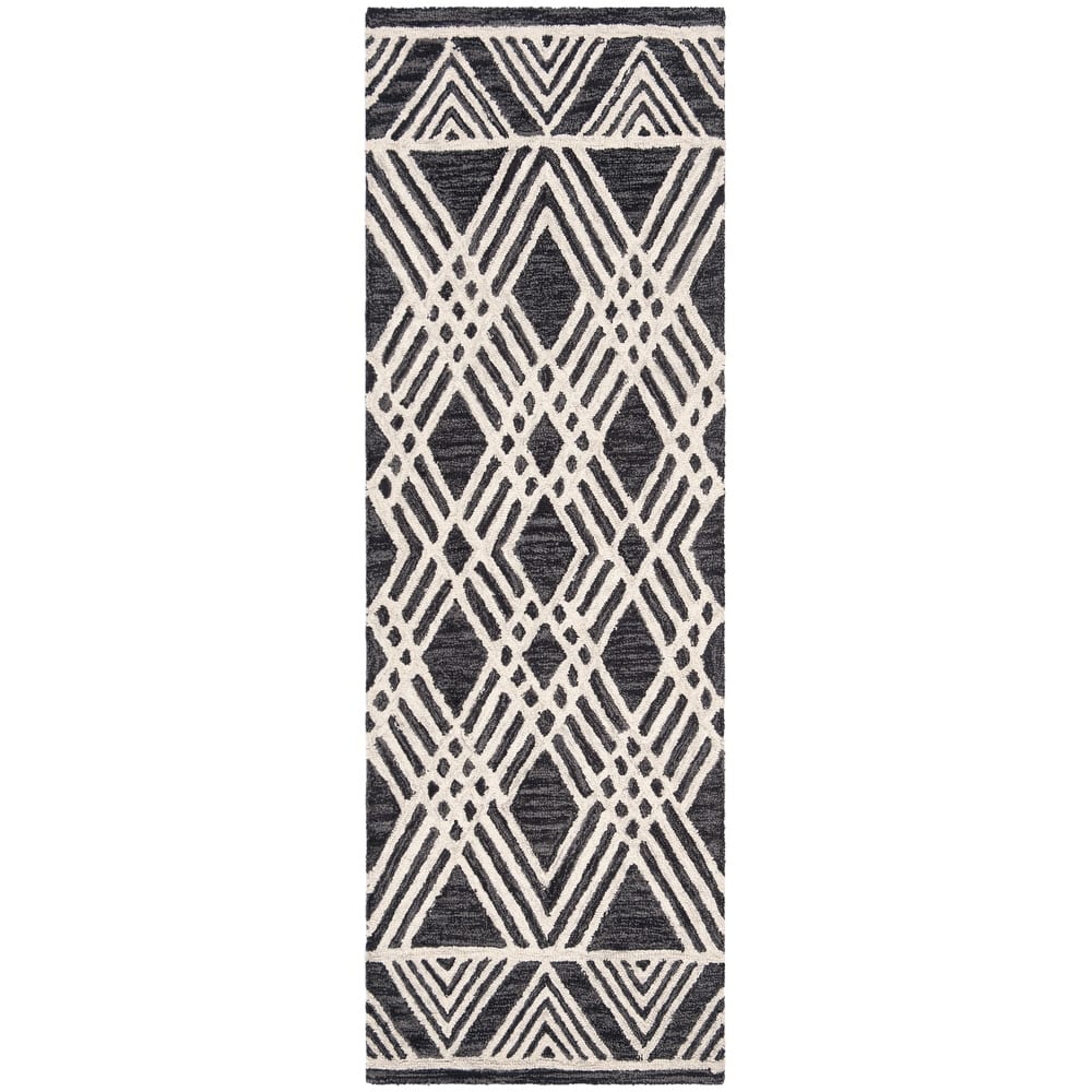 SAFAVIEH, Handmade Micro-Loop Santoshi Moroccan Wool Rug