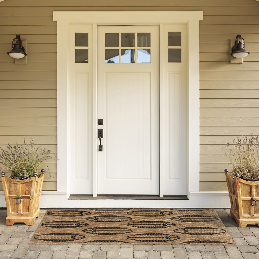 Disney Mickey Mouse Studio Modern Classic UV Protected Polypropylene Flatweave Indoor/ Outdoor Area Rug Collection