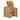 Gymax Wood Package Delivery Box w/Openable Lid Removable Shelf Side