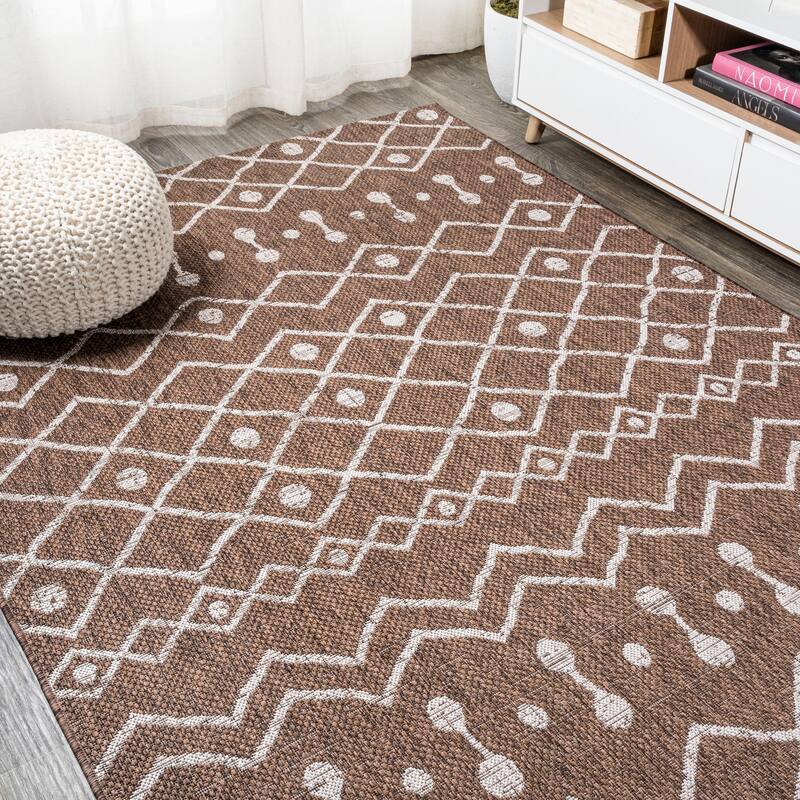 JONATHAN Y Tokay Tribal Bohemian Indoor/Outdoor Area Rug