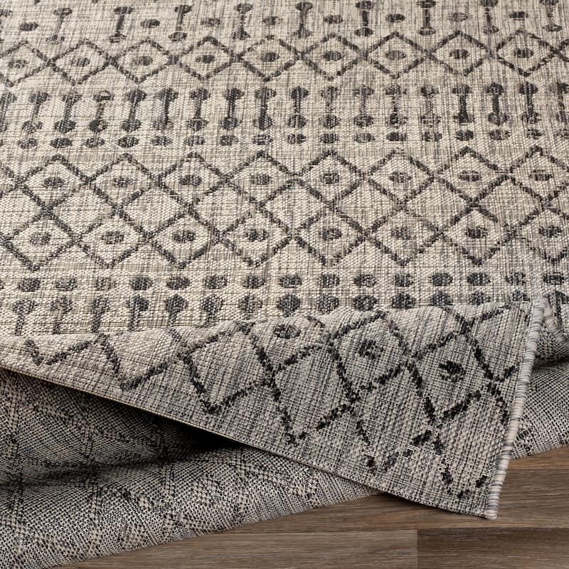 Livabliss Elpida Indoor/ Outdoor Moroccan Stripe Area Rug