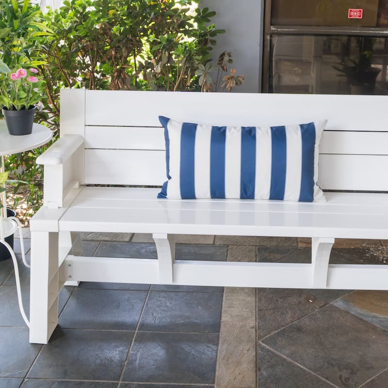 Olivia Striped Outdoor Throw Pillow