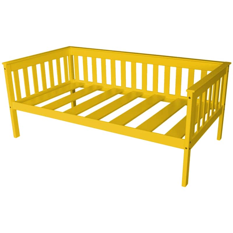 Pine Twin Mission Daybed - Canary Yellow