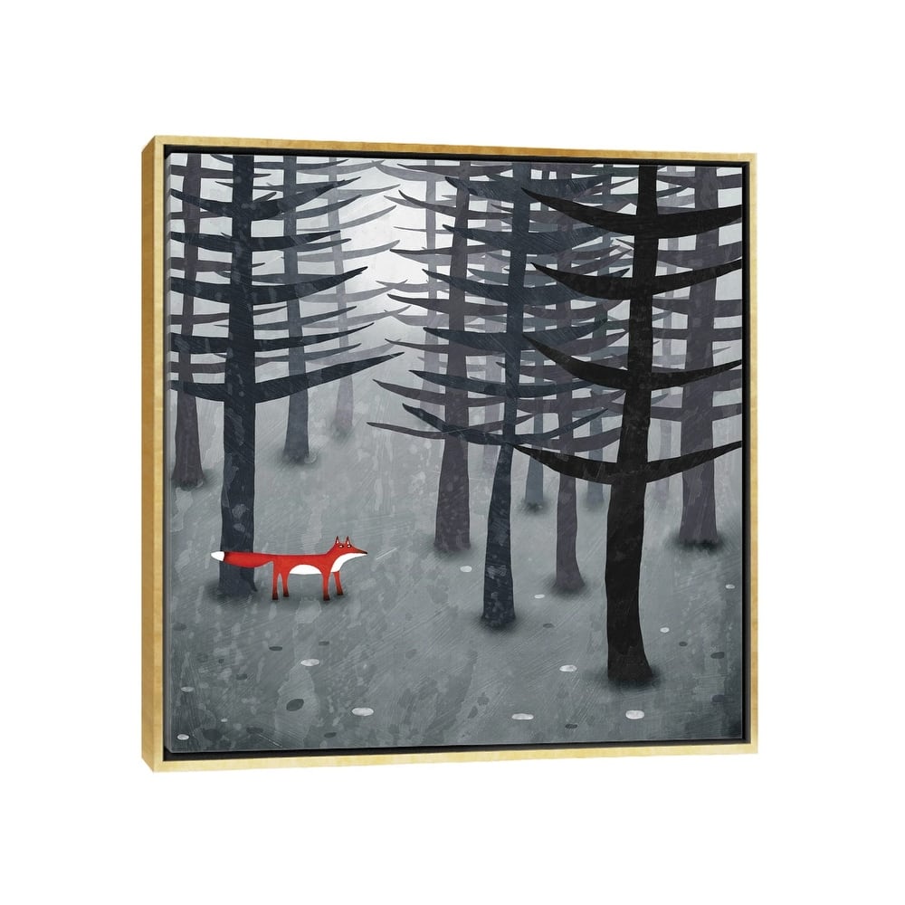 iCanvas "The F0x And The Forest" by Nic Squirrell Framed Canvas Print