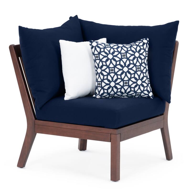 Vaughn 6 Piece Sunbrella Outdoor Patio Sectional with Table