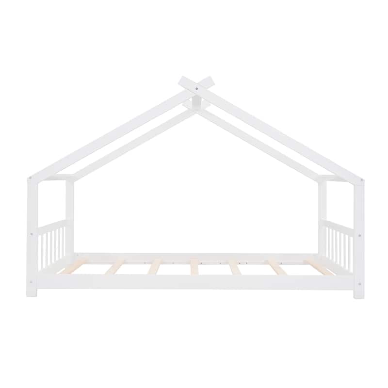 House Bed Wood Bed