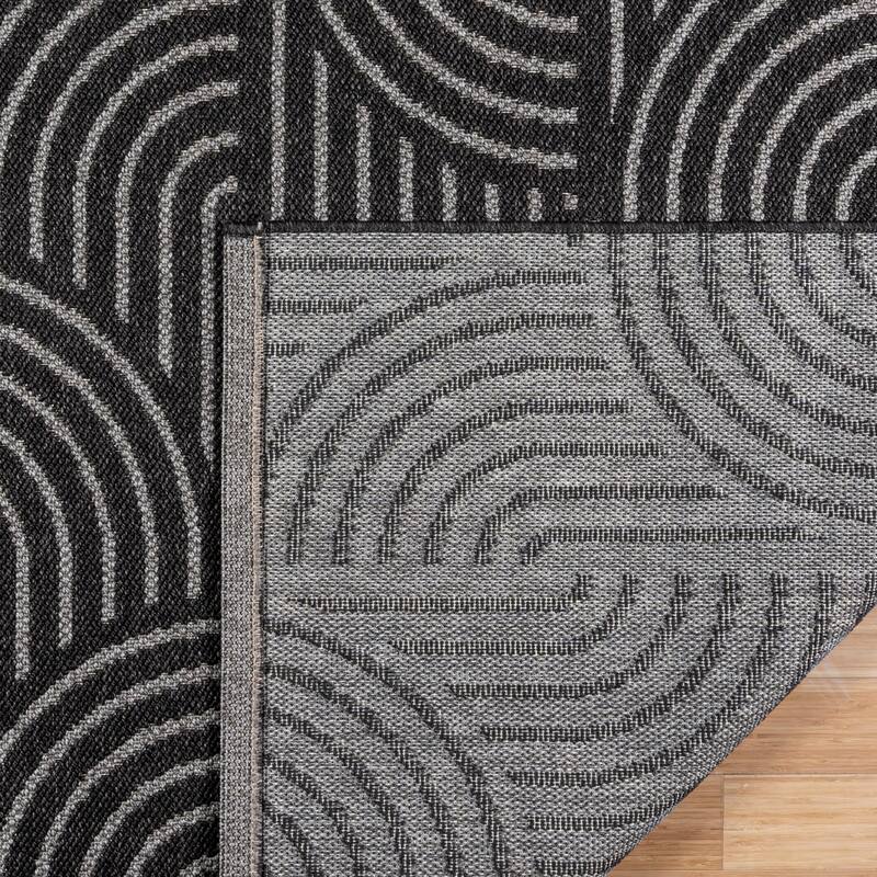 Tropea Mika All Weather Flatweave Indoor Outdoor Area Rug Modern Geometric Polypropylene