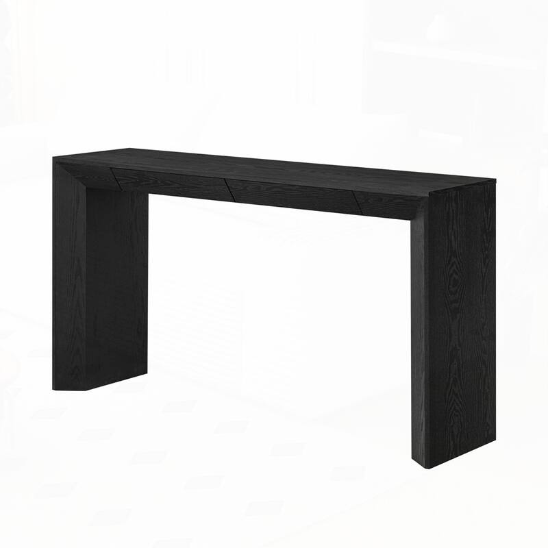 Farmhouse Console Table with 2 Concealed Drawers