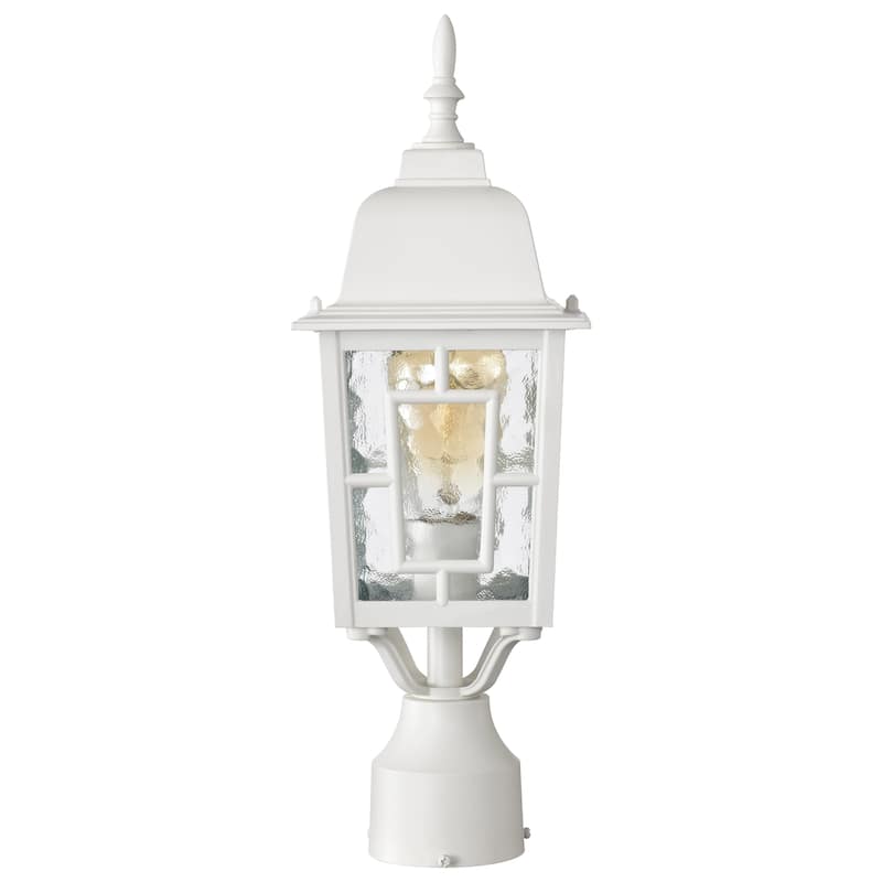 Nuvo Banyon 1-light White 17-inch Post Fixture