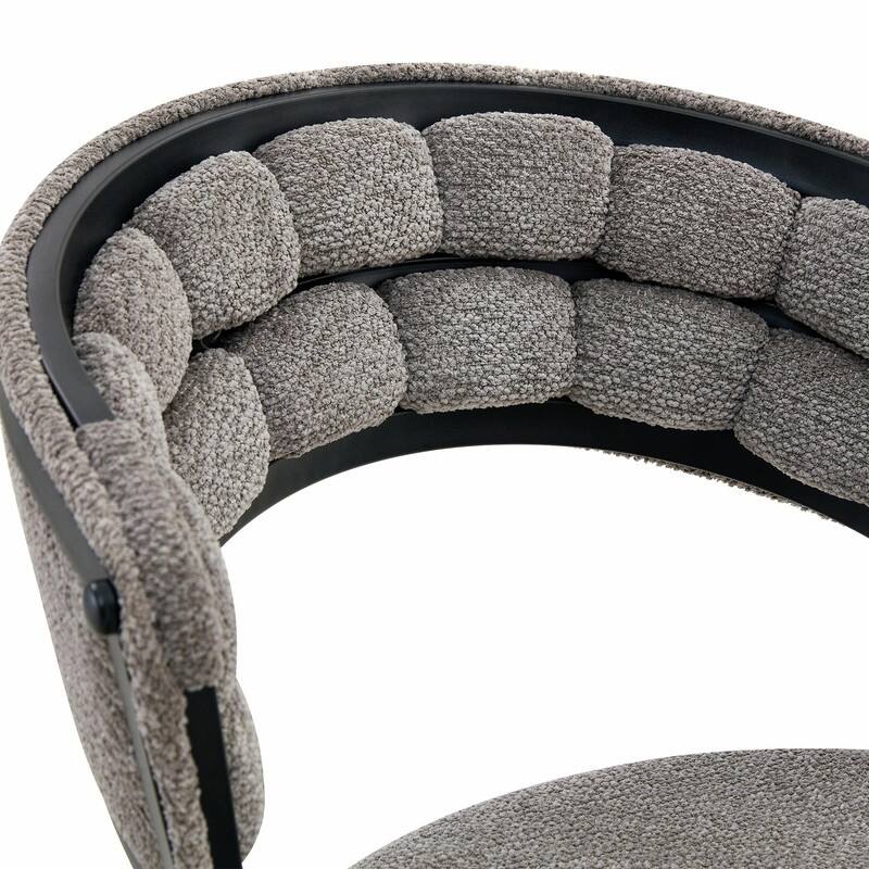 Set of 2 Velvet Dining Chairs with Black Legs, Modern Upholstered Accent Chairs