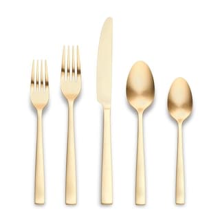 Ornative Lola 18/0 Stainless Steel 20 Pieces Flatware Set - 10.63" H x 6.69" W x 2.76" D
