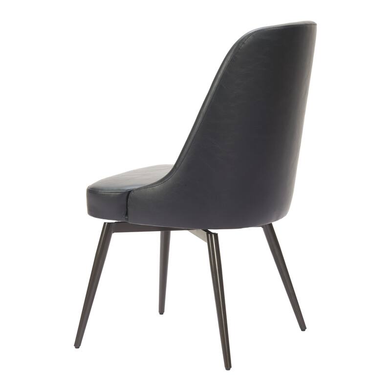 Keppel Swivel Dining Chair Black