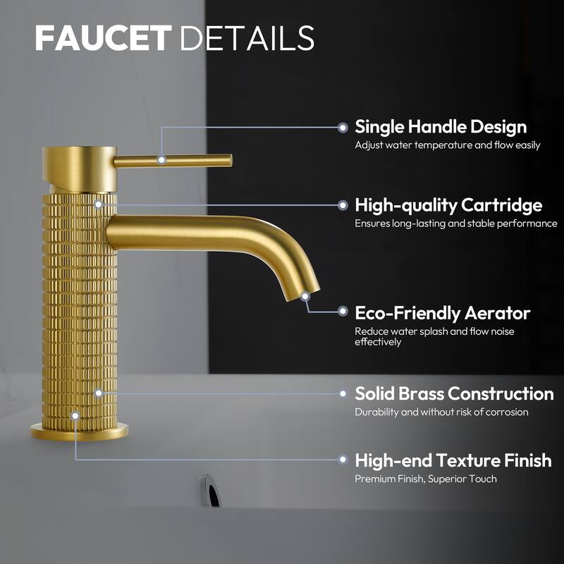 Mendavia Single-Handle Basin Bathroom Faucet