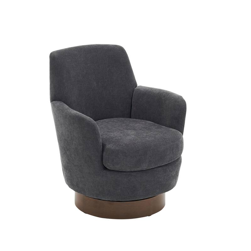 Swivel Barrel Chair,Swivel Accent Chairs Armchair,Round Barrel Chairs