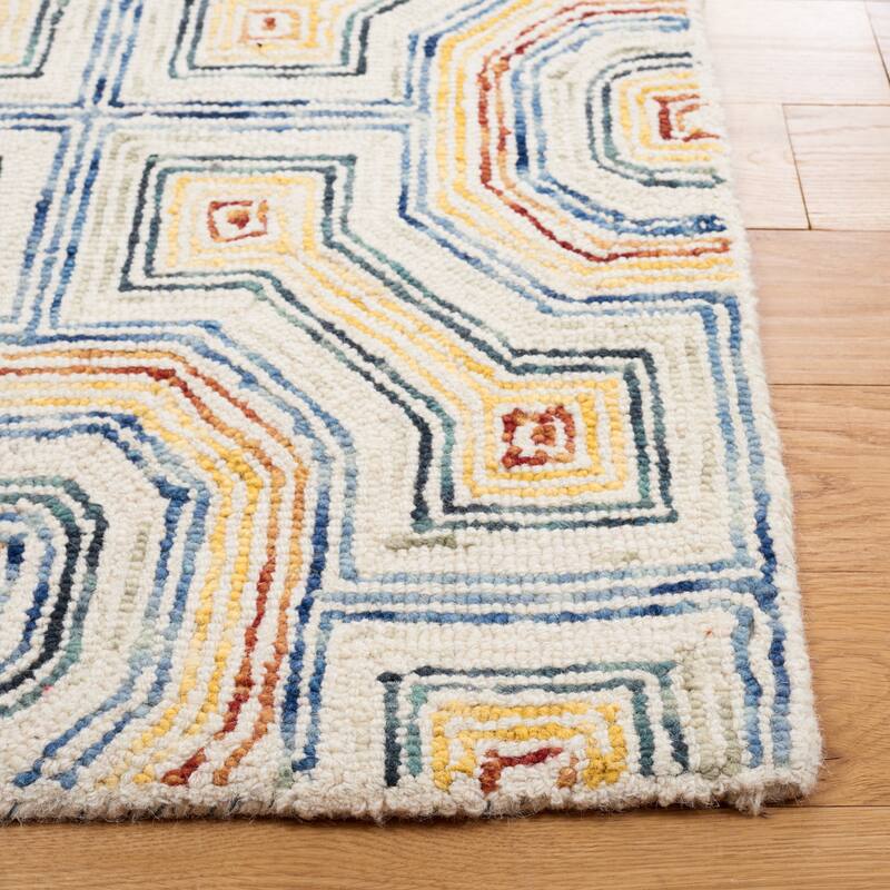 SAFAVIEH, Handmade Aspen Eudoxie Bohemian & Eclectic Tribal Wool