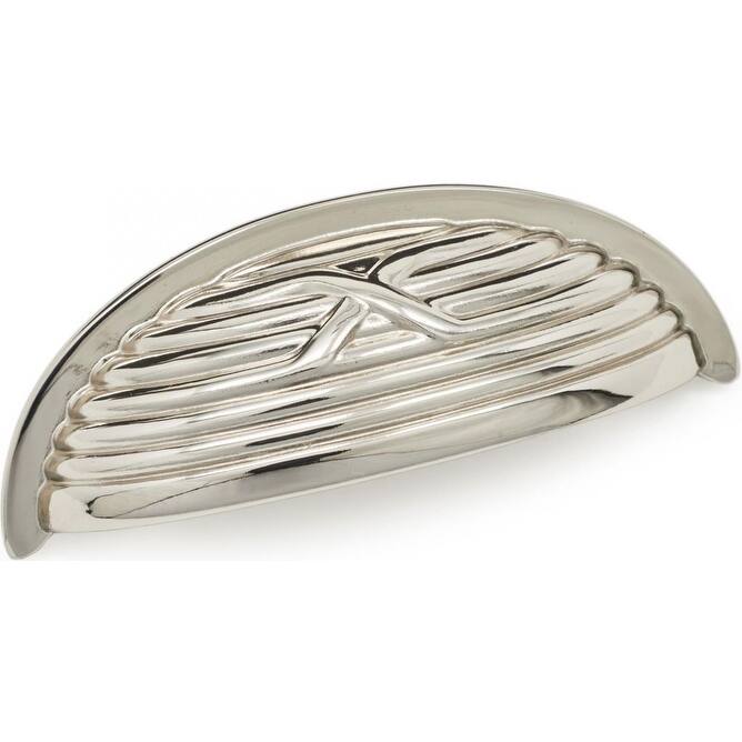 RK International CF 956 Lines and Crosses 3" Center to Center Solid - Polished Nickel