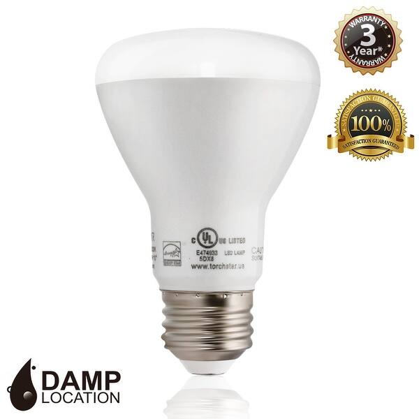 Indoor//Outdoor 5000K Daylight 550 Lumens 50W PROCURU BR20 Dimmable LED Flood Light Bulb 7W UL /& Energy Star Certified 4-Pack