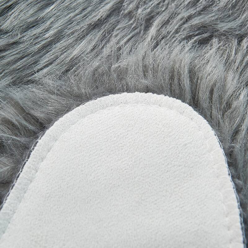 Serenta Shag Sheepskin Silky FauxFur Area Rug Sofa Decor - 24" x 36" - 24" x 36"