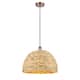 Option Antique Copper / Natural Rattan
